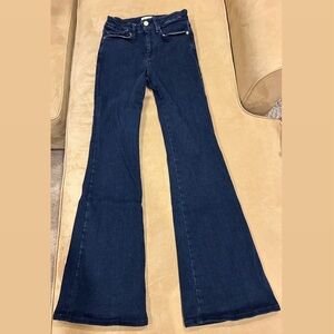 Frame Denim Dark Blue Flare Jeans